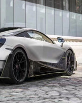 McLaren 720S 2018 2019 2020 2021 2022 2023 & 750S 2023-ON with Aftermarket Parts - Man Style Side Skirts Carbon Fiber / FRP from Aero Republic